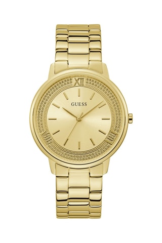 Montre à quartz en acier - Doré