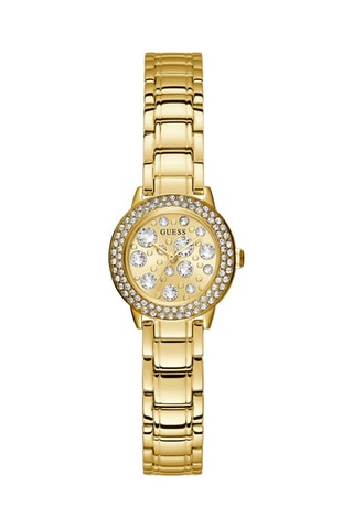 Montre à quartz en acier - Doré