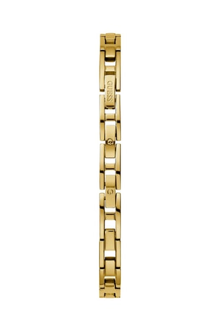 Montre à quartz en acier - Doré et blanc