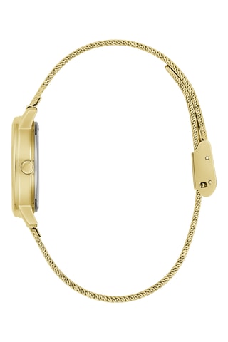 Montre à quartz en acier - Doré