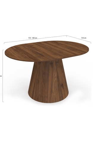 Table à manger extensible Elvis - 110/150 x 75 x 110 cm