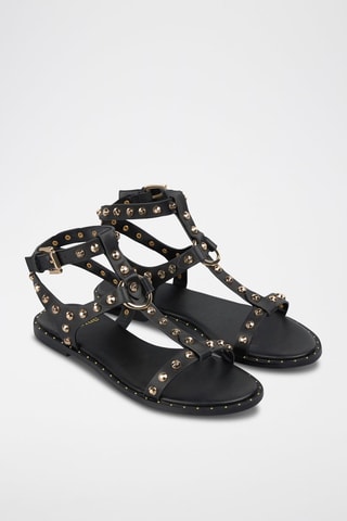 Romeinse Sandalen - Zwart