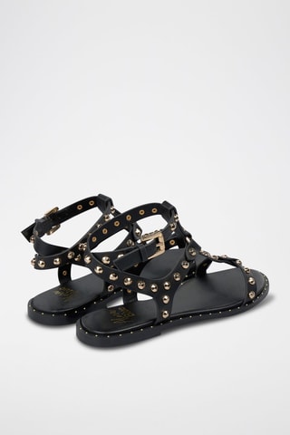 Romeinse Sandalen - Zwart