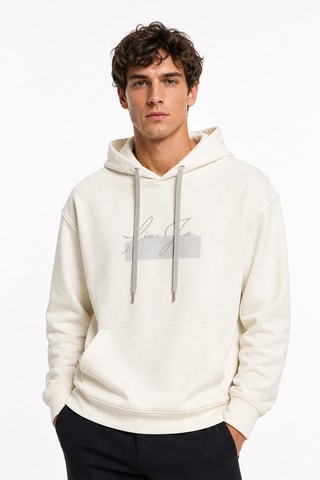 Sudadera con capucha - Blanco