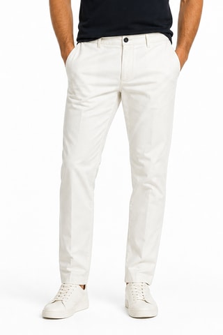 Pantalón regular fit - Blanco