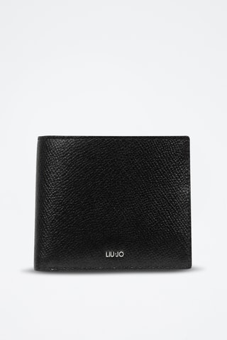 Cartera de piel - Negro