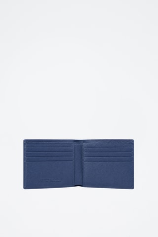 Cartera de piel - Azul