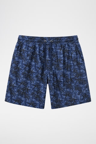 Bermudas de lino - Azul oscuro