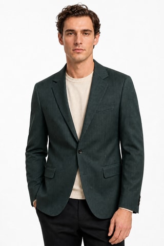 Chaqueta de traje - Verde oscuro