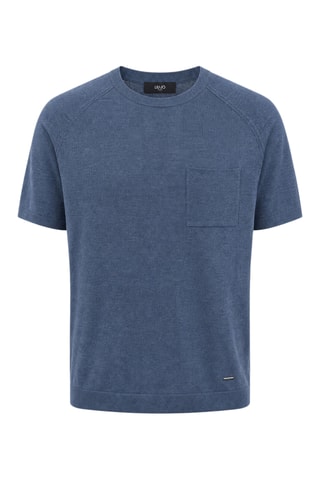 Jersey de lino - Azul