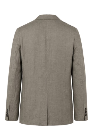 Chaqueta de traje de lino - Gris