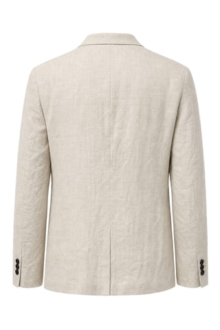 Chaqueta de traje de lino - Beige