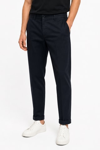 Pantalón chino regular fit - Negro