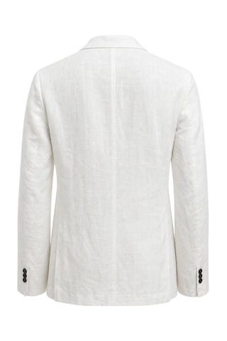 Chaqueta de traje de lino - Blanco