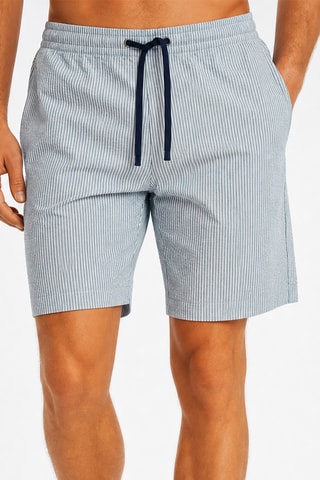 Bermudas - Blanco y azul