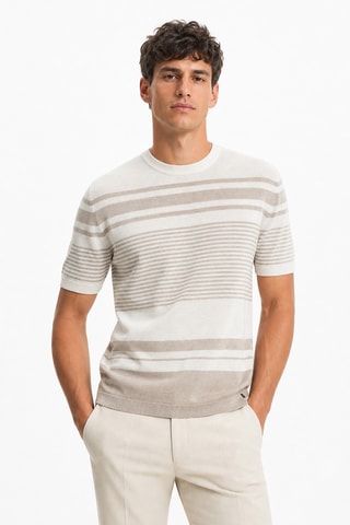 Jersey de lino - Beige