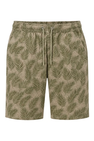 Bermudas de lino - Caqui