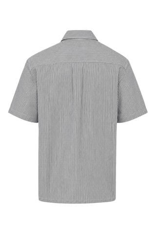 Camisa - Beige y azul