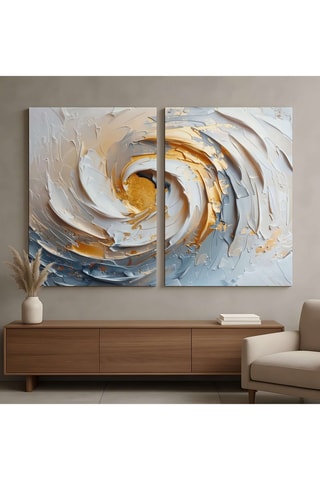 2 Wanddecoraties - 80 x 120 cm