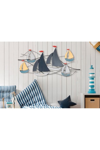 Wanddecoratie - 123 x 60 cm - Multicolor