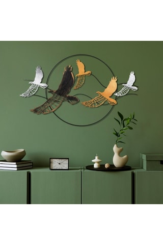 Wanddecoratie - Zwart - 91 x 55 x 4 cm - Zwart