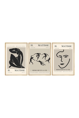 3 tableaux - Henri Matisse - 50 x 35 cm