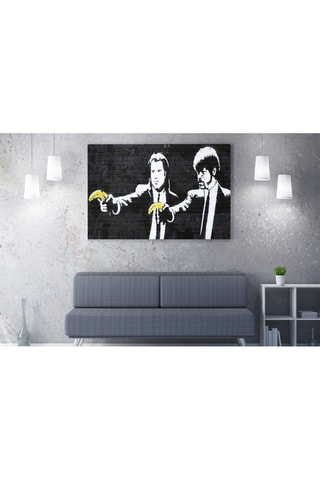 Tableau "Pulp Fiction" Banksy - 50 x 70 cm
