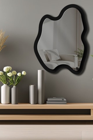 Miroir - 38 x 50 cm - Noir