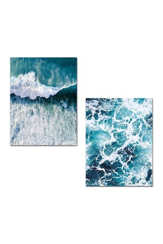 2-delige Wanddecoratie - 30 x 40 cm