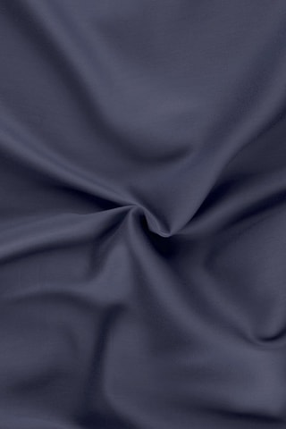 Juego de sábanas de satén de algodón 80 hilos/cm² Uni 1 baratta - Azul marino