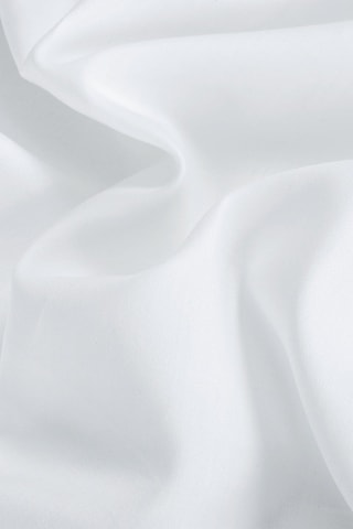 Juego de sábanas de satén de algodón 80 hilos/cm² Uni 1 Baratta - Blanco