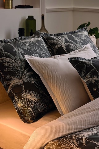 Funda de almohada de satén de algodón 80 hilos/cm² - Topo