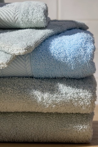 2 draps de douche Nuage - Ivoire - 70 x 140 cm