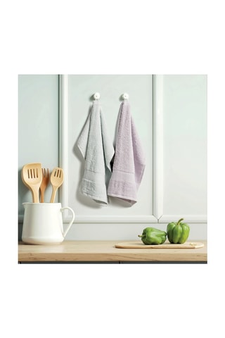 2 paños de cocina Nuage - Blanco