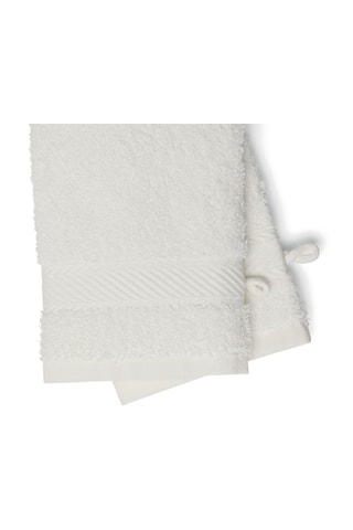 2 manoplas de baño Nuage - Blanco