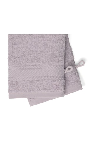 2 manoplas de baño Nuage - Lila