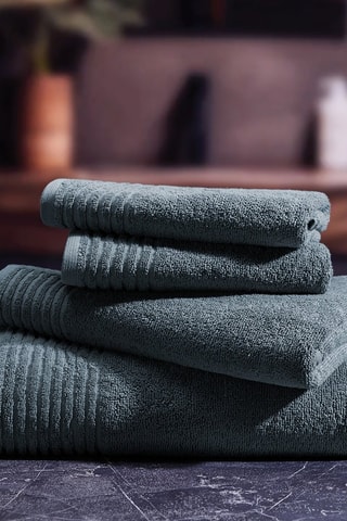 6 manoplas de baño Ecume - Azul grisáceo