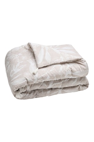 Edredón de satén de algodón 80 hilos/cm² - Topo