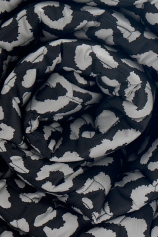 Colcha de satén de algodón 80 hilos/cm² Instinct - Negro