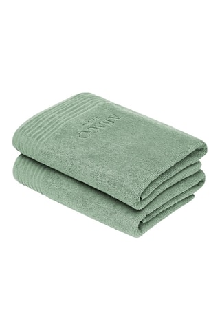 2 toallas de ducha Ecume - Verde claro - 70 x 140 cm