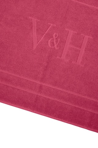 Alfombra de baño Design - Rosa -  60 x 100 cm