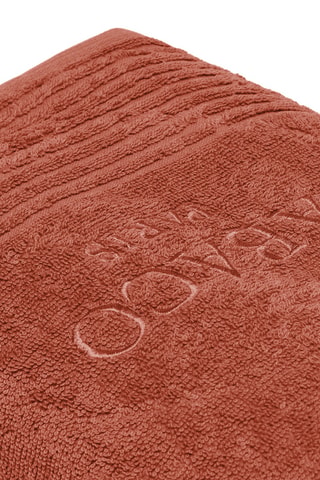 12 toallas Ecume - Terracota