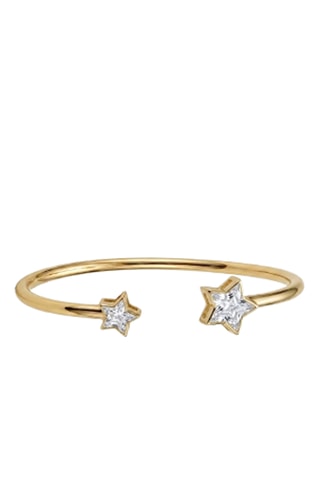 Bracciale bangle - Placcato oro giallo e zirconi