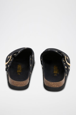 Leren Clogs - Zwart