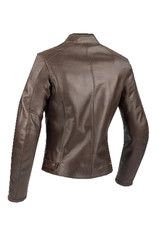 Veste en cuir de buffle Lady Laxey - Segura - Marron
