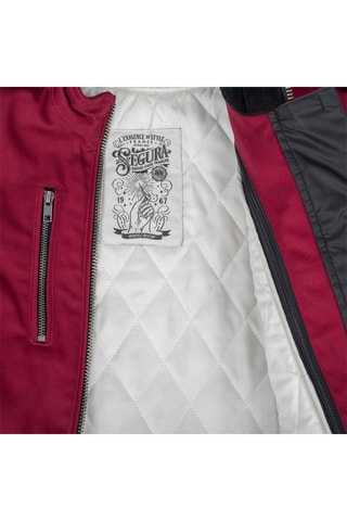 Chaqueta Lady Leyton - Segura - Gris y rojo