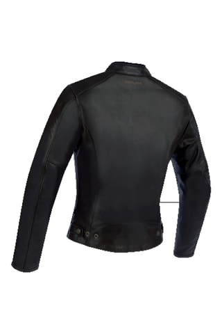 Veste en cuir de buffle Devon - Segura - Blanc, noir et rouge
