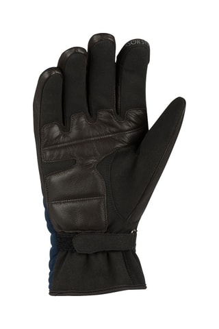Guantes de piel caprina Mitzy - Segura - Azul y marrón