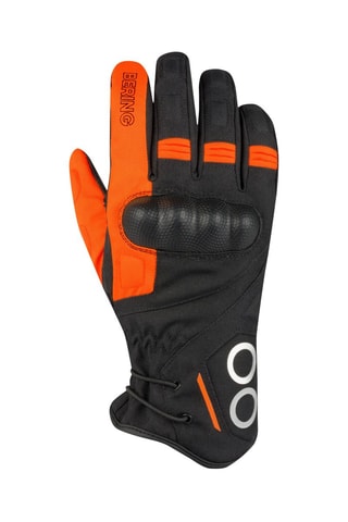 Guantes de piel caprina Lady Zephyr - Bering - Negro y naranja