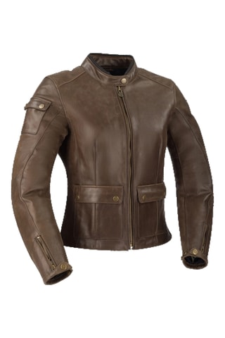 Veste en cuir de buffle Lady Babylone - Segura - Marron